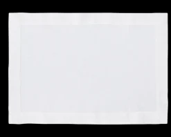 Prism White Placemat in Linen