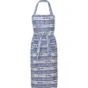Provence Avignon Apron in Blue & Marine