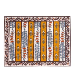 Provence Avignon Mats in Dijon & Blue, Set of 6