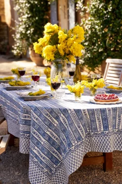 Provence Avignon Tablecloth in Blue & Marine