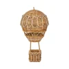Provence Rattan Whitewash Medium Hot Air Balloon