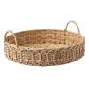 Provence Rattan Whitewash Round Tray