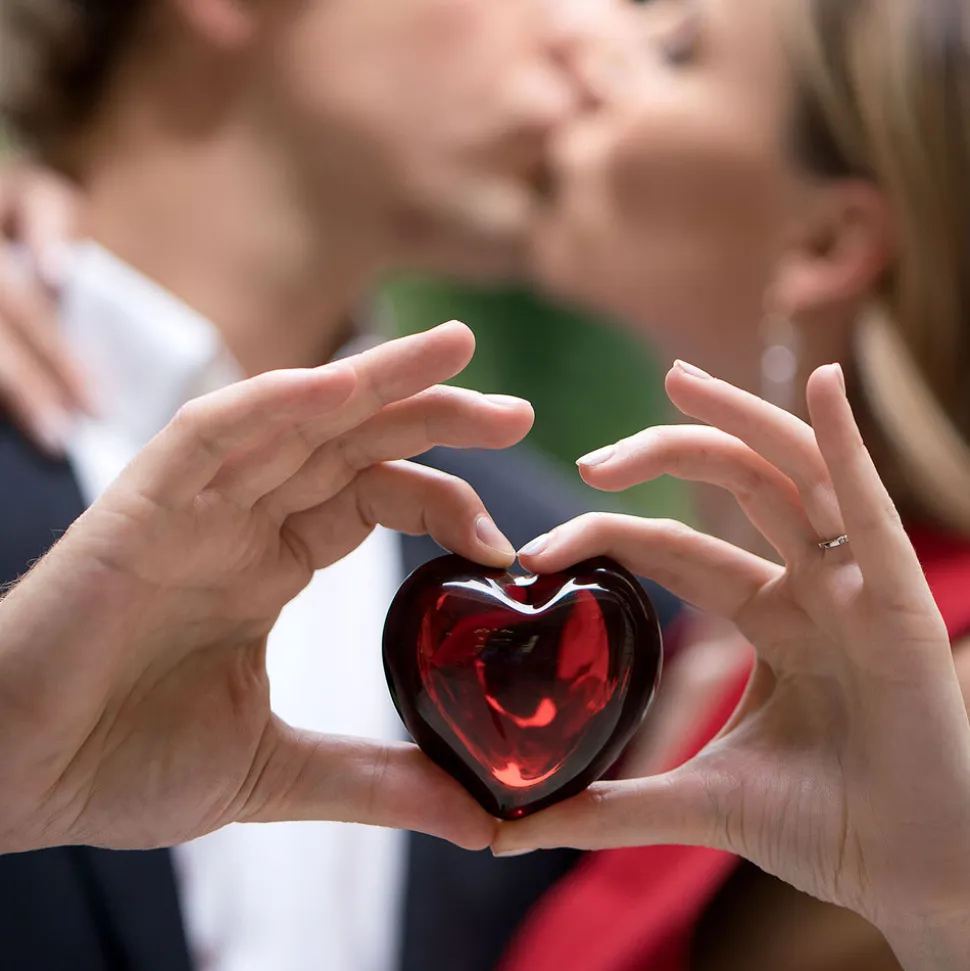Puffed Heart, Red