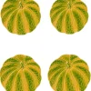 Pumpkin Dessert Plate, Set of 4