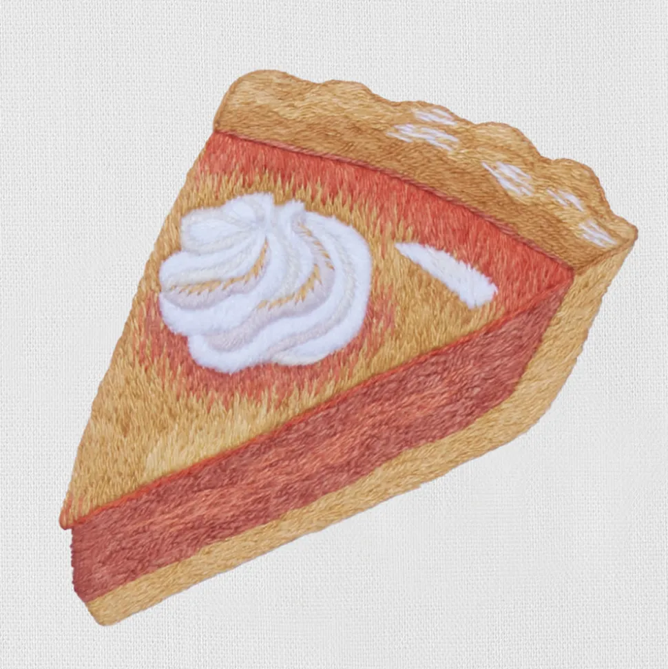 Pumpkin Pie Slice Hand Towel