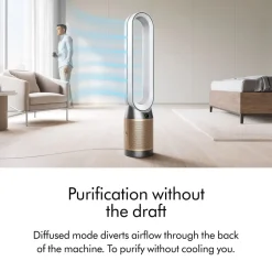 Purifier Cool De-Nox PC2 in White & Gold