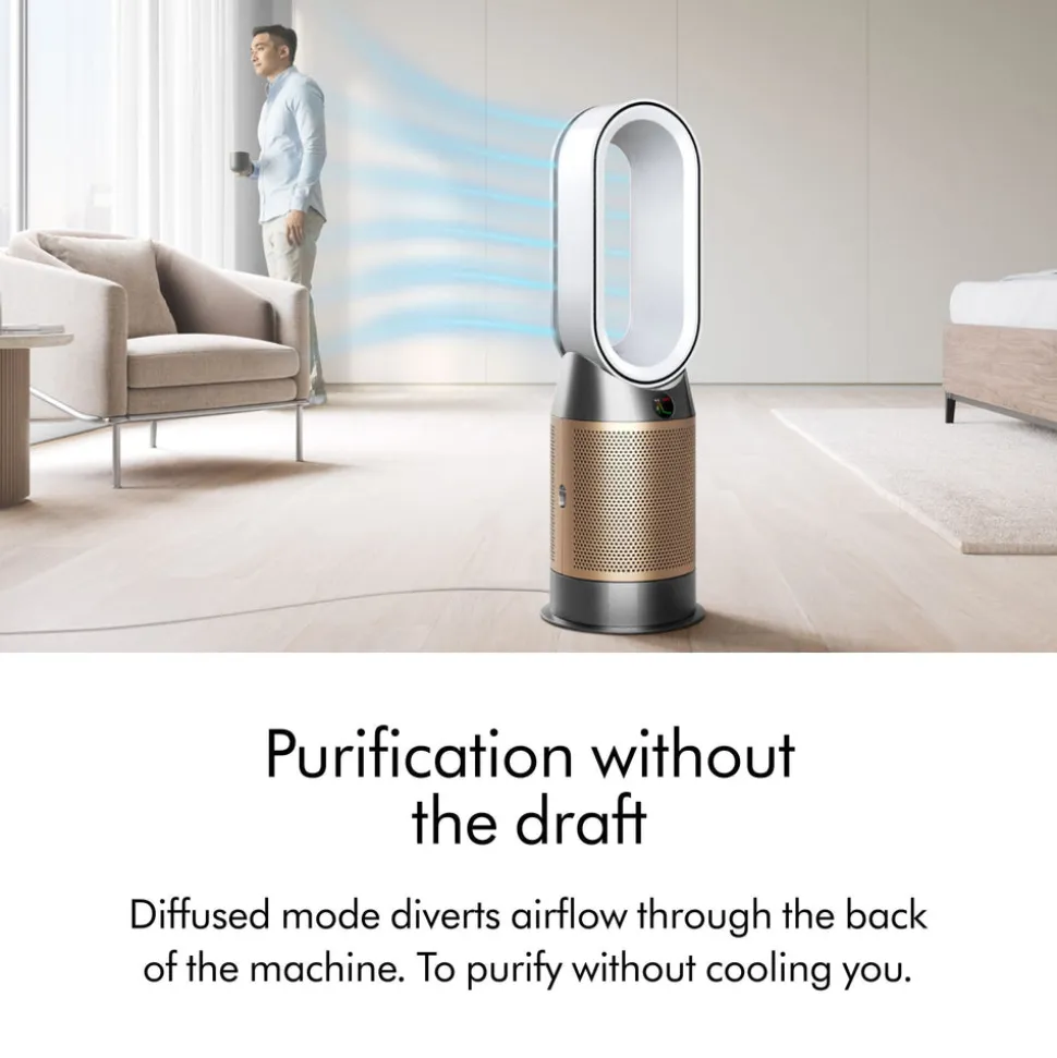 Purifier Hot + Cool De-Nox HP2 in White & Gold