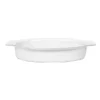 Puro 16" Oval Baker in Whitewash
