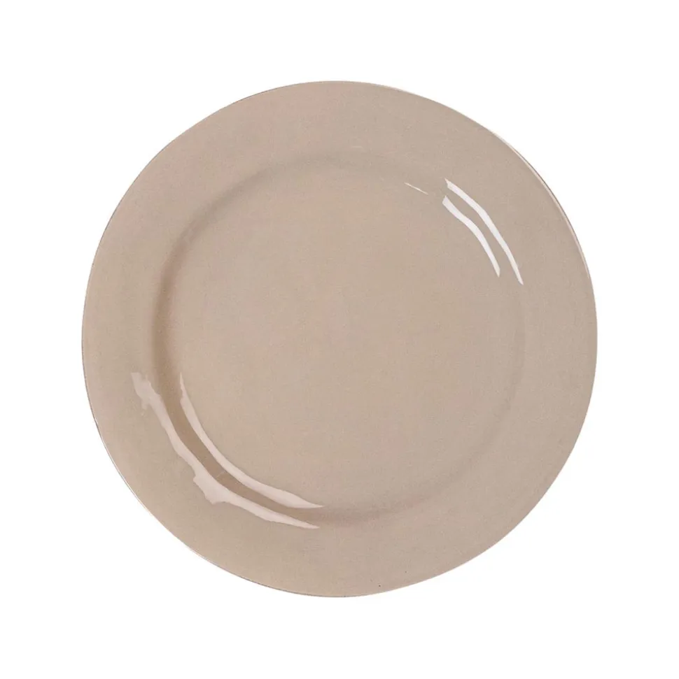 Puro Dinner Plate in Taupe