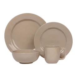 Puro 4-Piece Place Setting in Taupe