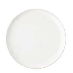 Puro Whitewash Coupe Dinner Plate