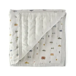 Quilted Chambray Blanket