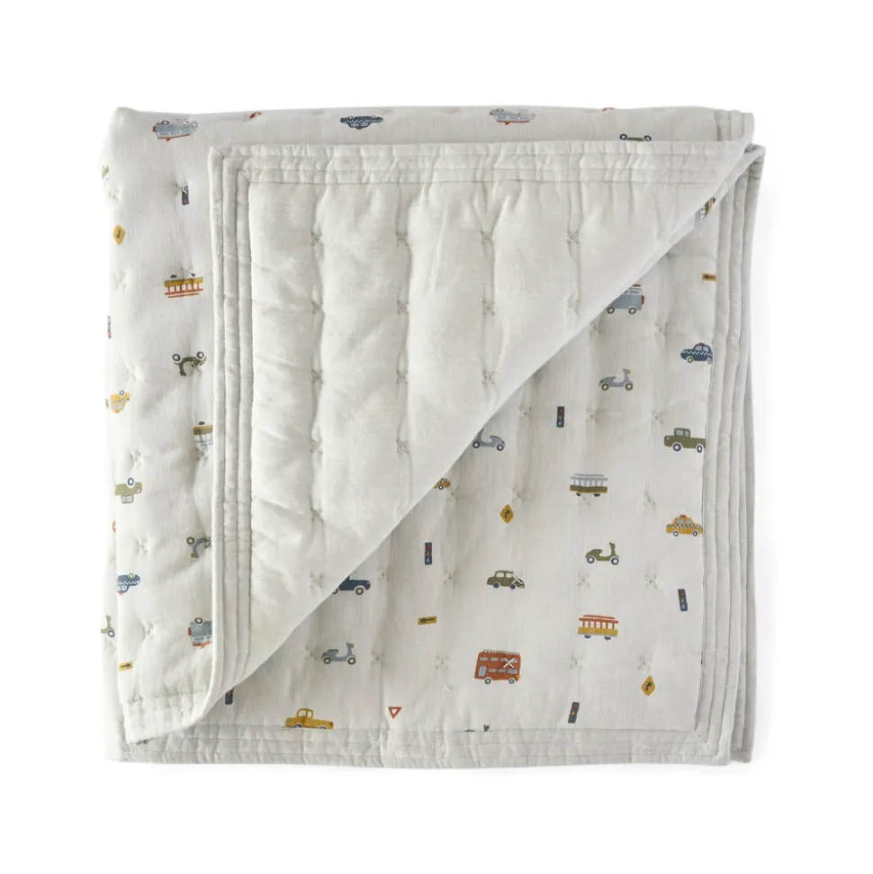 Quilted Chambray Blanket