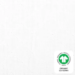 Quilted Changing Pad Cover in GOTS Certified Organic Muslin Cotton in White