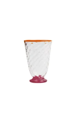 Quilted Glasses in Quilted Multicolor, Set of 4