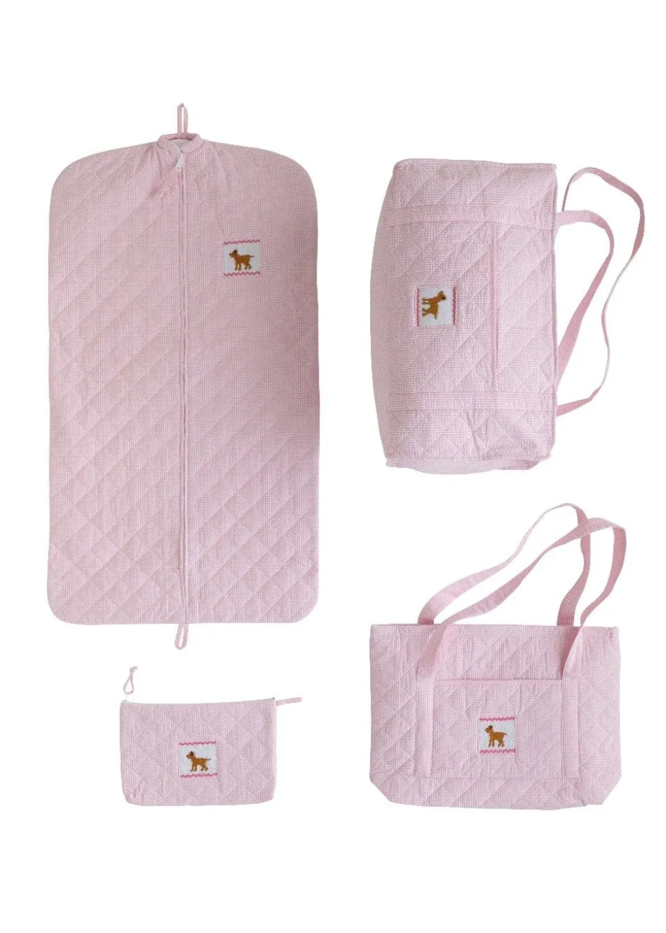 Quilted Luggage Set
