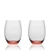 Quinn Rose Tumblers, Set of 2