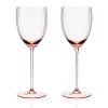 Quinn Rose White Wine Glasses, Set of 2