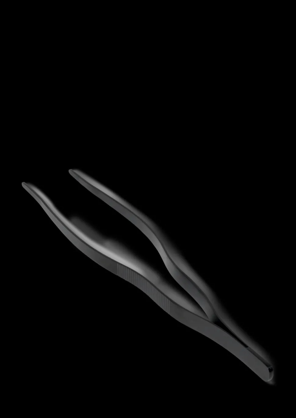 RÅ Kitchen Tweezer Tongs in Gun Metallic
