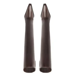 Raffaela Up Leather Boot in Dark Chocolate