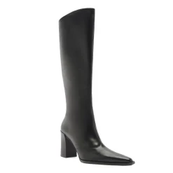 Raffaela Up Leather Boot in Black