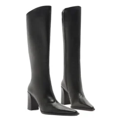 Raffaela Up Leather Boot in Black