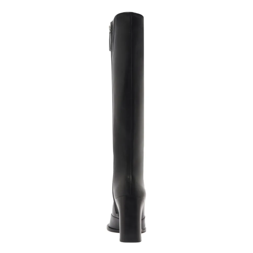 Raffaela Up Leather Boot in Black