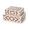 Raffles Hinged Covered Box, Set of 2