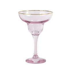 Rainbow Margarita Glass