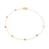Rainbow Sapphire Skittle Bracelet