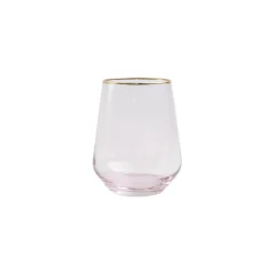Rainbow Stemless Wine Glass