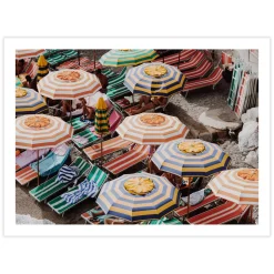 Rainbow Umbrellas Print