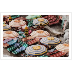 Rainbow Umbrellas Print
