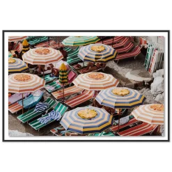 Rainbow Umbrellas Print