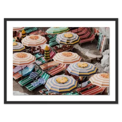 Rainbow Umbrellas Print