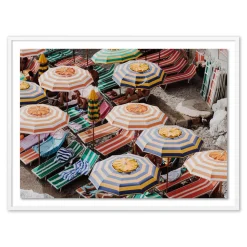 Rainbow Umbrellas Print