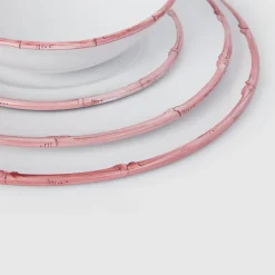 Ramatuelle Bamboo Bowl in Rose