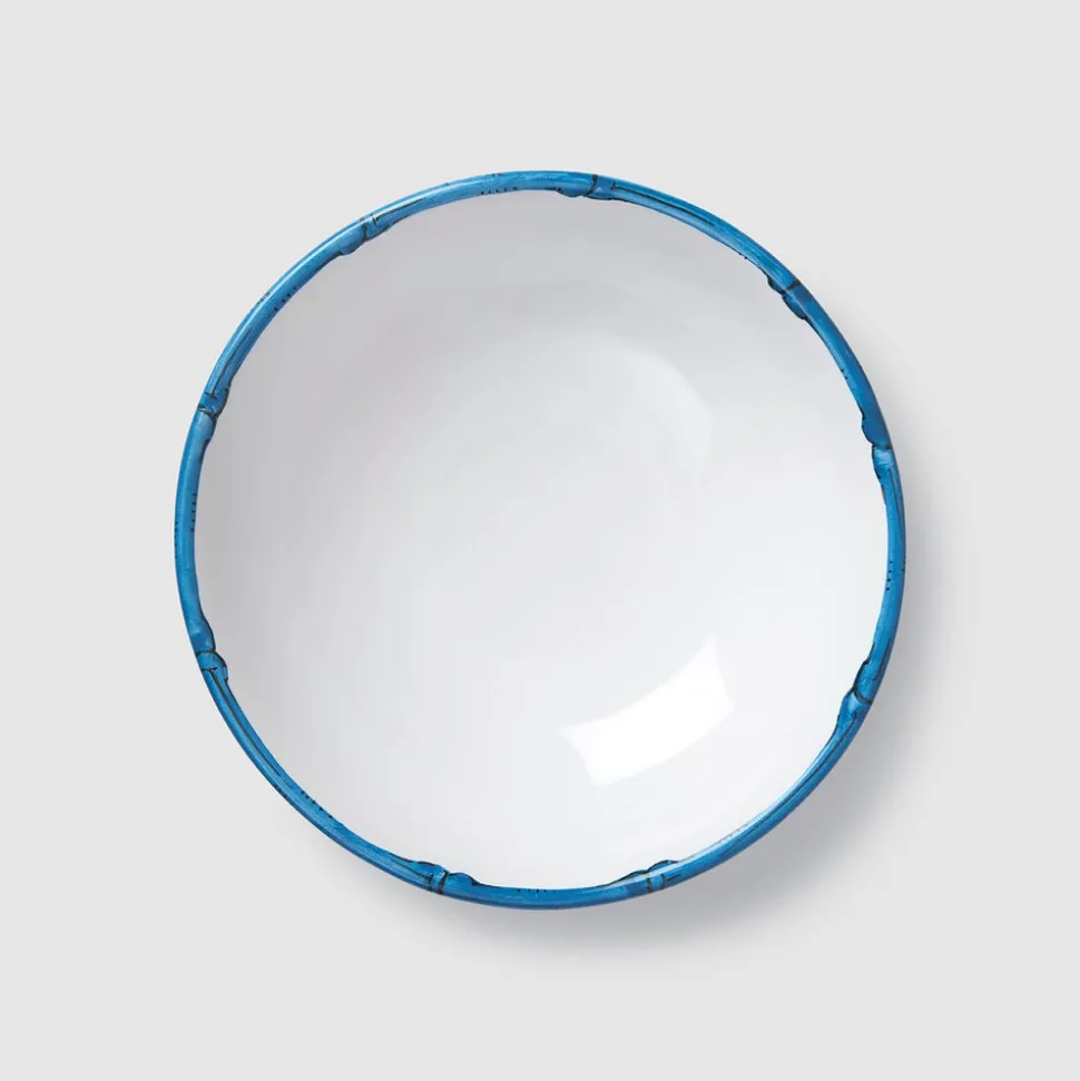 Ramatuelle Bamboo Bowl in Blue