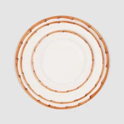 Ramatuelle Bamboo Dinner Plate, Natural