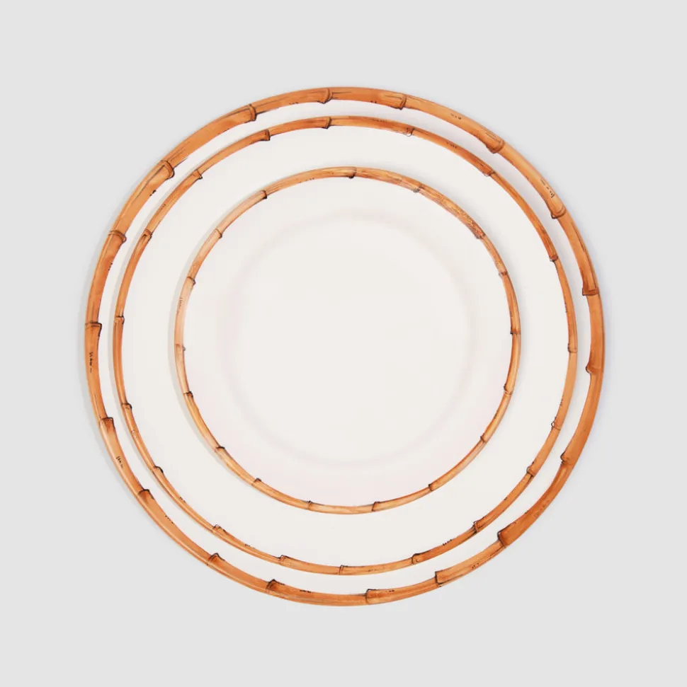 Ramatuelle Bamboo Large Dinner/Charger Plate, Natural