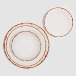 Ramatuelle Bamboo Salad/Starter Plate, Natural