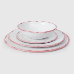Ramatuelle Bamboo Side Plate in Rose