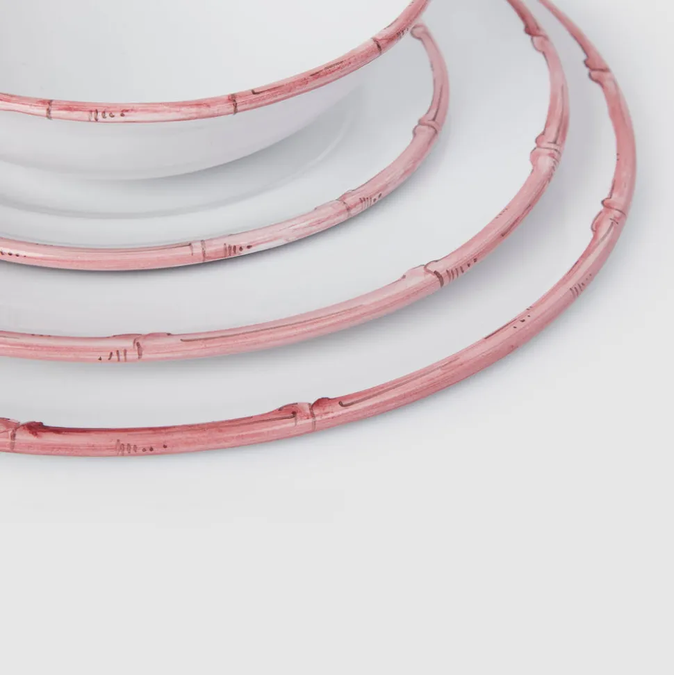 Ramatuelle Bamboo Side Plate in Rose