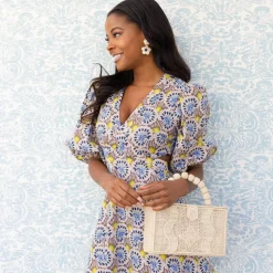 Rattan Cage Clutch