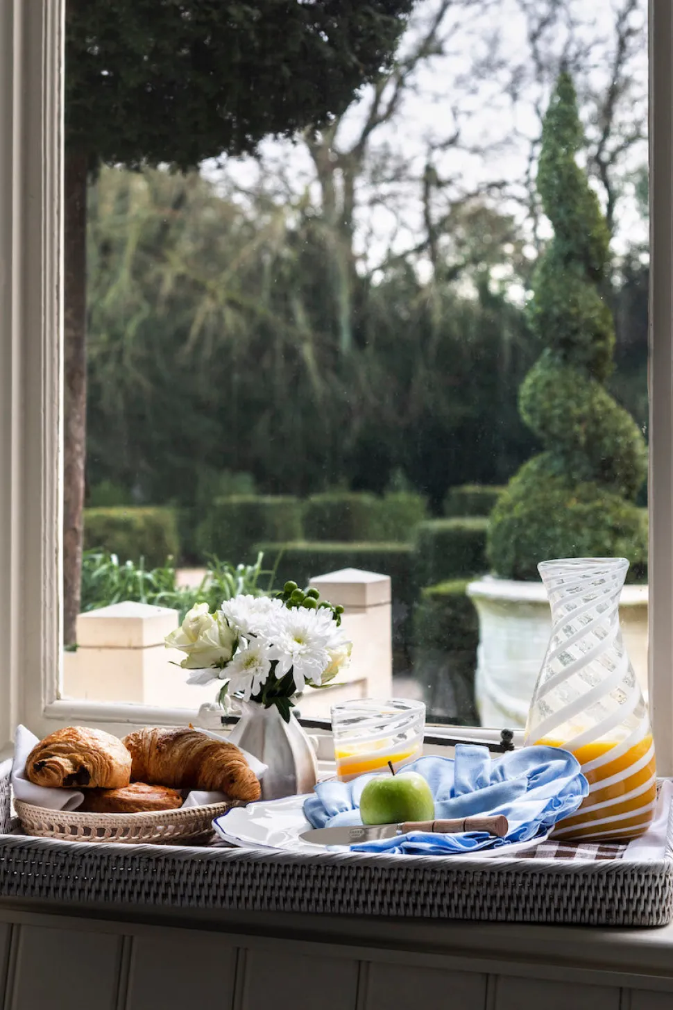 Rattan Serving Trays