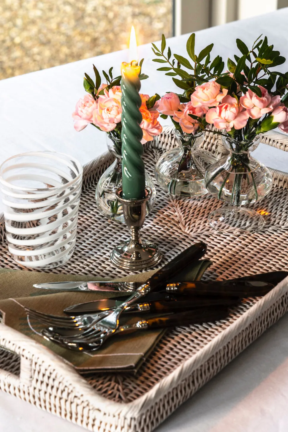 Rattan Serving Trays