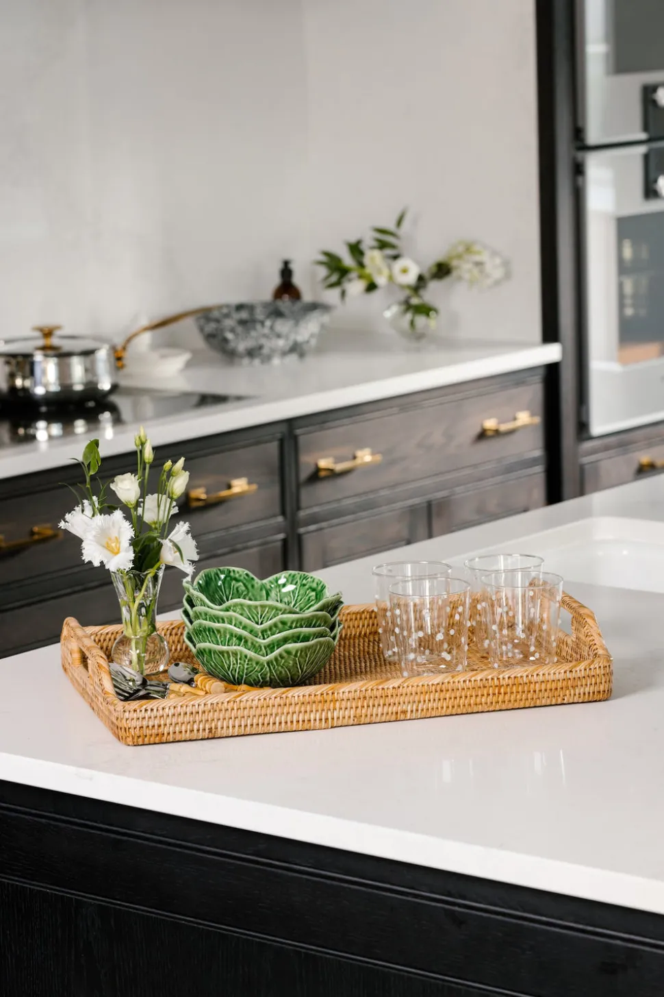 Rattan Serving Trays