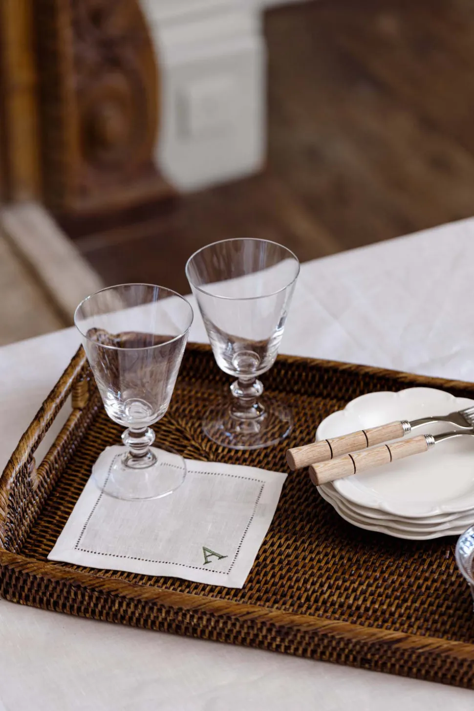Rattan Serving Trays