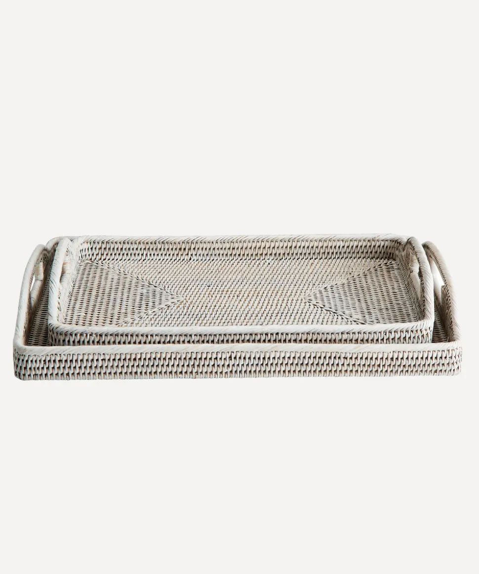 Rattan Serving Trays