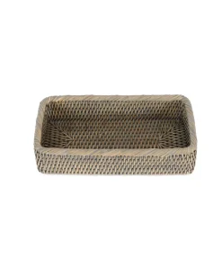 Rattan Vanity Tray in Taupe